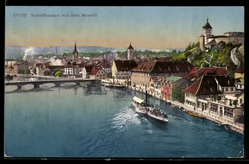 AK Schaffhausen, Teilansicht mit dem Munoth