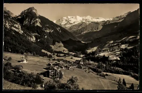 AK Kiental, Golderenhorn und Blümlisalp