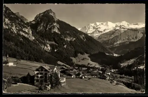 AK Kiental, Golderenhorn und Blümlisalp