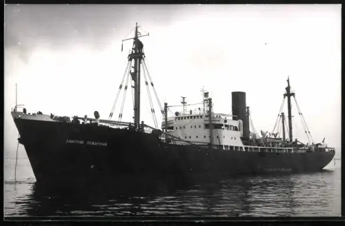 Fotografie Sowjetisches Frachtschiff Dmitry Pozharsky, ehemaliges Schiff Sachsenwald