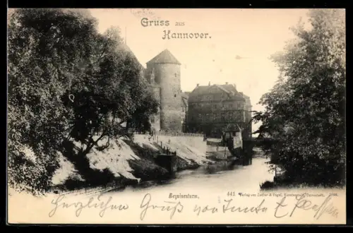 AK Hannover, Flusspartie mit Beguinenturm