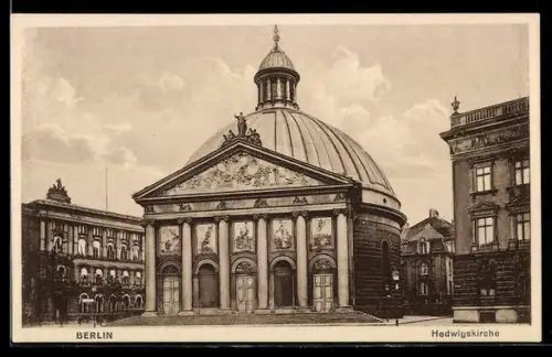 AK Berlin, Hedwigskirche, Panorama