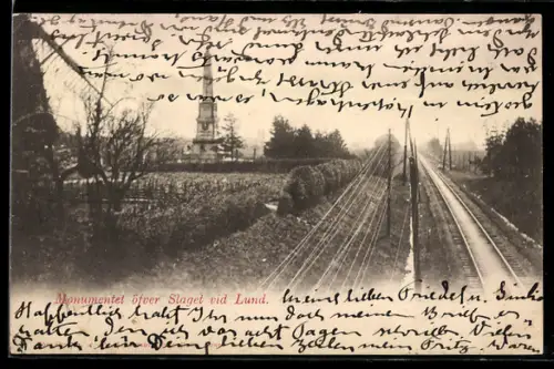 AK Lund, Monumentet öfver Slaget vid Lund