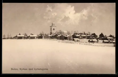 AK Boden, Kyrkan med kyrkstugorna