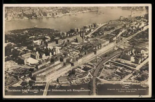 AK Stockholm, Parti av Södermalm och Kungsholmen, Fran flygplan