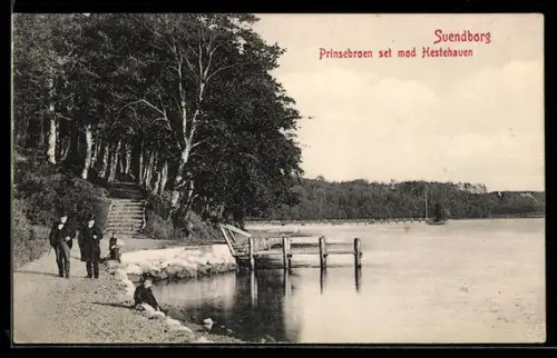 AK Svendborg, Prinsebroen set Mod Hestehaven