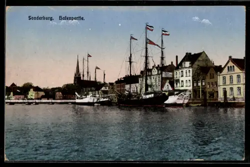 AK Sonderburg, Hafenpartie