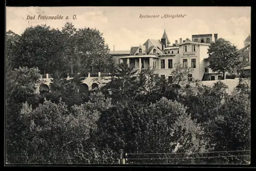 AK Bad Freienwalde a. O., Restaurant Königshöhe