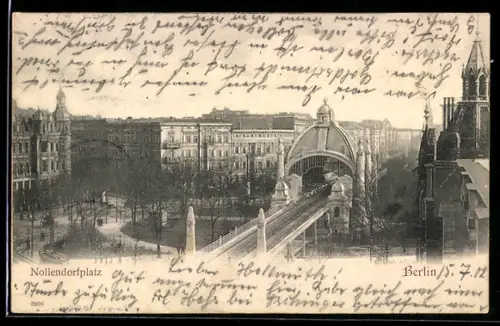 AK Berlin-Schöneberg, Nollendorfplatz, U-Bahnhof und Platzansicht aus der Vogelschau