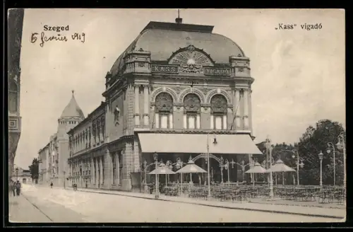 AK Szeged, Kass vigadó, Strassenpartie