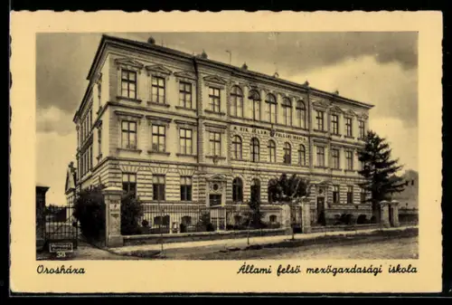 AK Orosháza, àllami felsö mezögazdasagi iskola