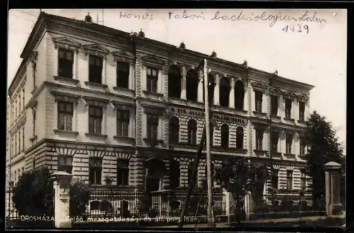 AK Orozhaza, Felsö mezögatasagi es all. polg. leanyiskola