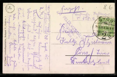 AK Györ, Arpad-utca