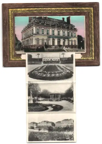 Leporello-AK Épernay, La Gare, Notre Dame, Le Jard