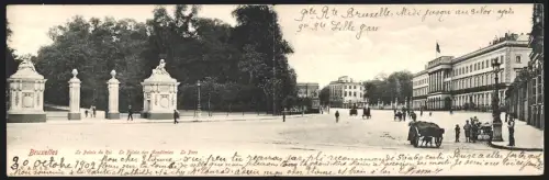 Klapp-AK Bruxelles, Le Palais du Roi, Le Pare