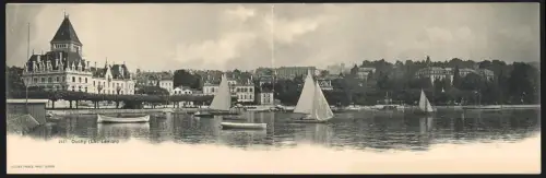 Klapp-AK Ouchy /Lac Léman, Panorama