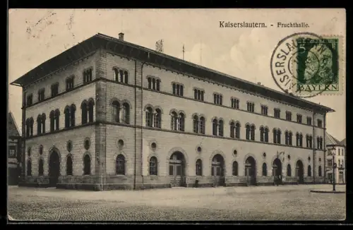 AK Kaiserslautern, Fruchthalle mit Strassenpartie