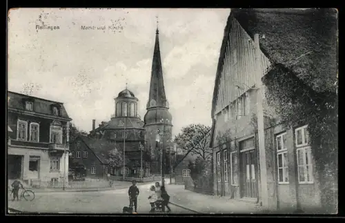 AK Rellingen, Markt und Kirche
