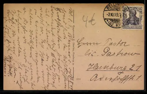 AK Rellingen, Markt und Kirche