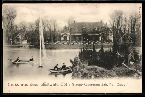 AK Köln-Lindenthal, Restaurant Stadtwald von Pet. Clever