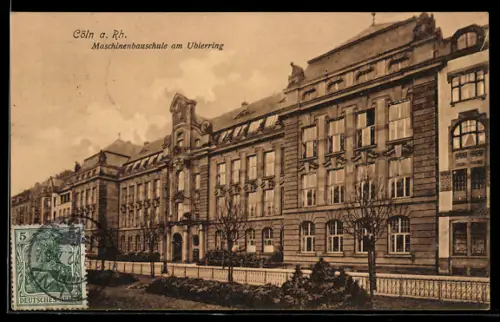 AK Köln-Neustadt, Maschinenbauschule am Ubierring