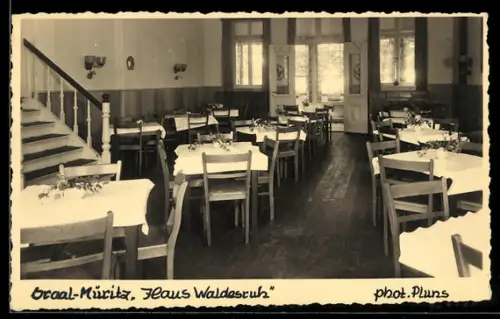 AK Graal-Müritz, Hotel Haus Waldesruh, Innenansicht