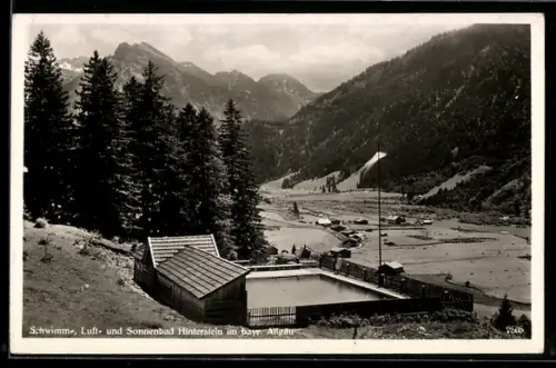 AK Hinterstein im bayr. Allgäu, Schwimm-, Luft- und Sonnenbad