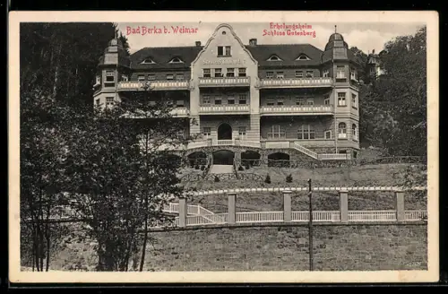 AK Bad Berka b. Weimar, Erholungsheim Schloss Gutenberg