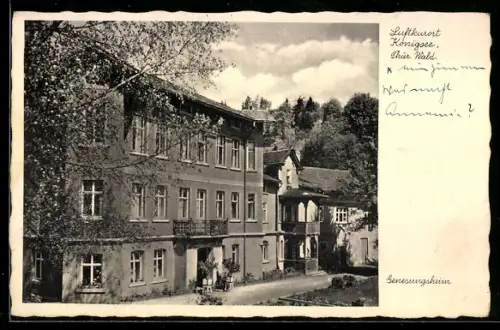 AK Königsee /Thür. Wald, Genesungsheim