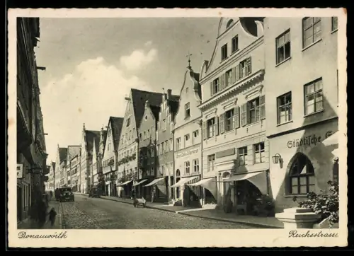 AK Donauwörth, Geschäfte in der Reichsstrasse