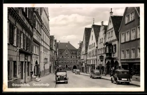 AK Donauwörth, Blick in die Reichsstrasse