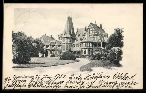 AK Krummendeich, Blick zur Gut Deckenhausen