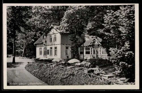 AK Rinteln-Weser, Gaststätte und Fremdenheim Waldkater
