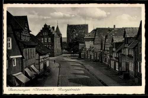 AK Beverungen, Partie der Burgstrasse