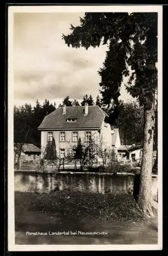 AK Lautertal, Forsthaus mit Fluss