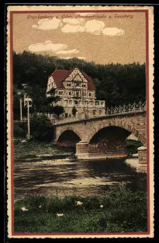 AK Frankenberg a. Eder, Gasthaus zum Gossberg