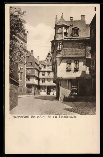 AK Alt-Frankfurt, Am Gasthaus Schmidtstube