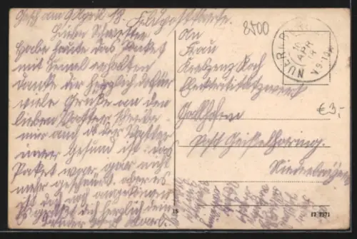 AK Nürnberg, Dutzendteich, Segel- und Ruderboote