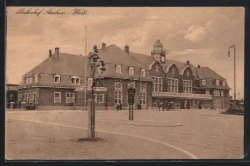 AK Aachen, Bahnhof Aachen-West