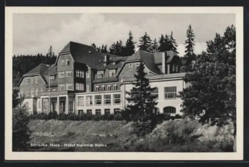 AK Schierke /Harz, Hotel Heinrich Heine