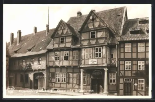 AK Quedlinburg am Harz, Klopstocks Geburtshaus