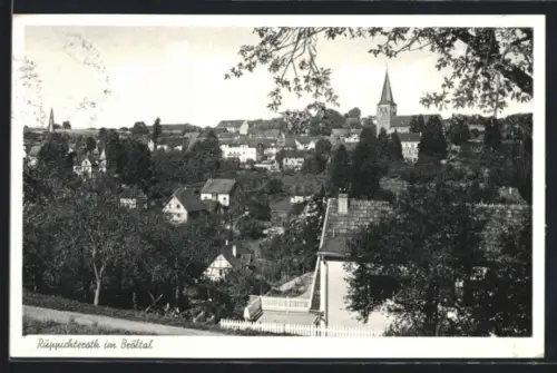 AK Ruppichteroth im Bröltal, Ortsansicht aus der Vogelschau