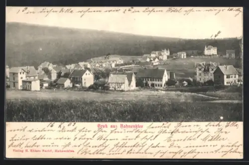 AK Hahnenklee, Ortsansicht mit Umgebung