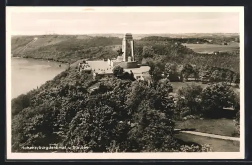 AK Hohensyburg, Hohensyburgdenkmal, Stausee