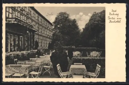 AK Bad Driburg, Partie am Kurhotel