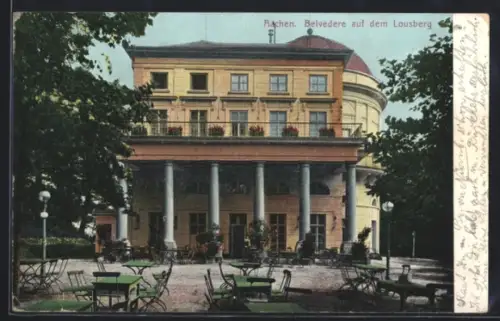 AK Aachen, Belvedere auf dem Lousberg