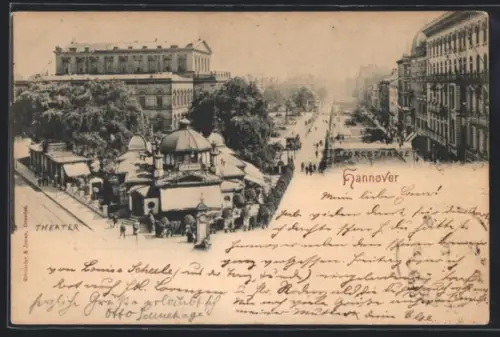 AK Hannover, Theater, Georgstrasse