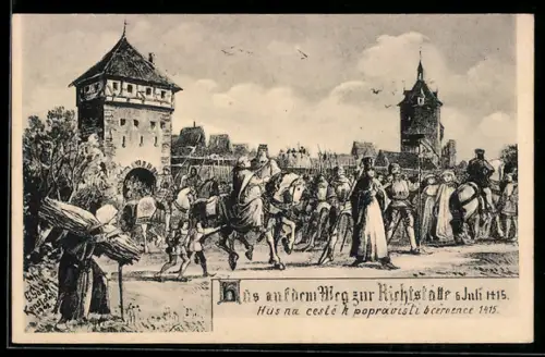 AK Hus auf dem Weg zur Richtstätte 1115