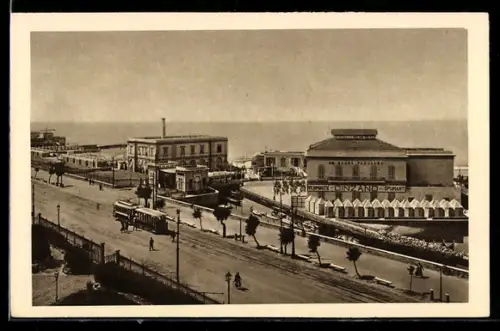 AK Livorno, RR. Bagni Pancaldi, Strassenbahn