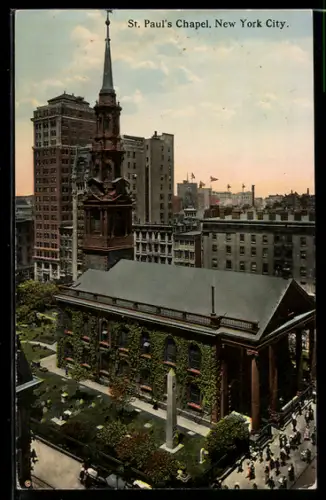 AK New York, NY, St. Paul`s Chapel